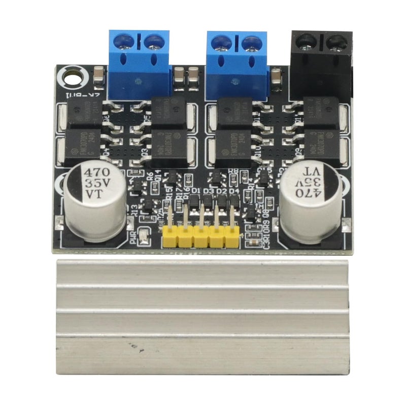 GODIYMODULES DC Motor Driver, DC 3V-18V 10A Dual H Bridge Motor Speed Controller PWM Motor Regulator Board Control Module Industrial - Image 1